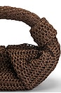 view 6 of 6 Raffia Lopsy Bag in Chocolate