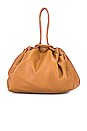 view 2 of 4 Vegan Scrunch Bag in Sepia Brown