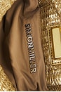 view 5 of 6 Metallic Raffia Lopsy Bag in Gold & Natural