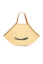 view 1 of 4 Large Mercado Tote Bag in Natural & Black