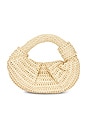 view 2 of 6 Raffia Lopsy Bag in Milk