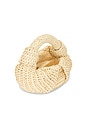 view 4 of 6 Raffia Lopsy Bag in Milk