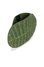 view 4 of 4 Leaf Clutch in Grass Green