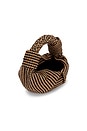 view 4 of 4 Lopsy Bag in Black & Natural Stripe
