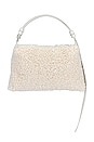 view 1 of 4 Mini Puffin Bag in Bone Vegan Shearling