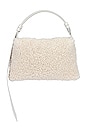 view 2 of 4 Mini Puffin Bag in Bone Vegan Shearling