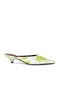 view 1 of 5 TACÓN FLORAL ARROW MULE  in Floral Green Multi