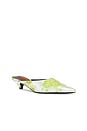 view 2 of 5 TACÓN FLORAL ARROW MULE  in Floral Green Multi