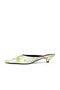 view 6 of 5 TACÓN FLORAL ARROW MULE  in Floral Green Multi