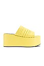 view 1 of 5 Vegan Coaster Platform Sandal in Kiwi