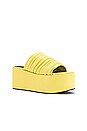 view 2 of 5 Vegan Coaster Platform Sandal in Kiwi