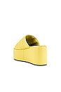 view 3 of 5 Vegan Coaster Platform Sandal in Kiwi