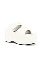 view 2 of 5 Faux Leather Bubble Sandal in Macadamia