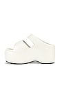 view 5 of 5 Faux Leather Bubble Sandal in Macadamia