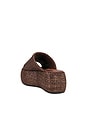 view 3 of 5 Raffia Cloudy Platform in Chocolate