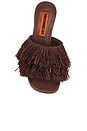 view 4 of 5 Fringe Playa Bamboo Heel in Chocolate