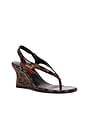 view 2 of 5 Beep Thong Sandal Wedge in Leopard
