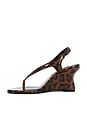 view 5 of 5 Beep Thong Sandal Wedge in Leopard