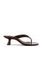 view 1 of 5 Beep Thong Sandal in Chocolate