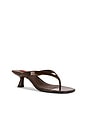 view 2 of 5 Beep Thong Sandal in Chocolate