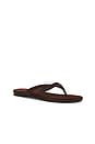 view 2 of 5 Salerno Thong Sandal in Espresso