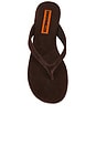 view 4 of 5 Salerno Thong Sandal in Espresso