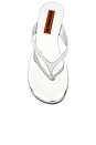 view 4 of 5 Salerno Thong Sandal in Silver