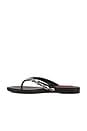 view 5 of 5 САНДАЛИИ RIVIERA THONG in Black & Silver