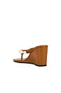 view 3 of 5 Soleil Wedge Sandal in Natural & Caramel