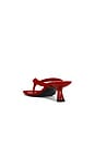 view 3 of 5 Suede Beep Thong in Lucky Red