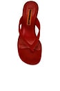 view 4 of 5 Suede Beep Thong in Lucky Red