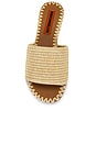 view 4 of 5 Raffia Salerno Sandal in Natural