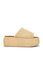 view 1 of 5 Raffia Cloudy Platform in Natural