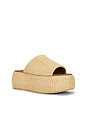 view 2 of 5 Raffia Cloudy Platform in Natural