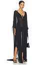 view 2 of 4 Sheer Long Kaftan in Obsidian