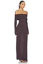 view 2 of 3 Sheer Modal Off Shoulder Long Dress in Phoenix