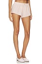 view 2 of 6 Garment Washed Poplin Short in Barely Pink in Dusty Pink