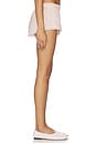 view 3 of 6 Garment Washed Poplin Short in Barely Pink in Dusty Pink