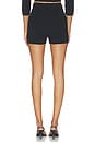 view 4 of 6 Refined Knit High Waist Short in Obsidian