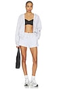 view 6 of 7 Cotton Fleece Classic Short in Light Heather Grey
