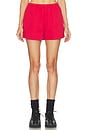 view 1 of 6 Cotton Fleece Classic Short in Washed Red