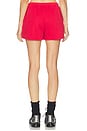 view 4 of 6 Cotton Fleece Classic Short in Washed Red