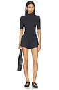 view 5 of 6 Woven Cotton Short in Onyx