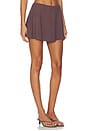 view 2 of 6 Smooth Layers Mini Skort in Raisin