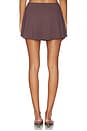 view 4 of 6 Smooth Layers Mini Skort in Raisin