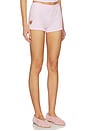 view 1 of 6 Worn in Jersey Micro Short in Baby Pink