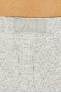 view 6 of 6 Cotton Rib Loose Short in Light Heather Grey