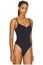 view 3 of 5 Seamless Sculpt Bodysuit Brief in Onyx