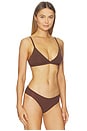 view 2 of 4 Fits Everybody Triangle Bralette in Cocoa