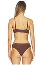 view 3 of 4 Fits Everybody Triangle Bralette in Cocoa